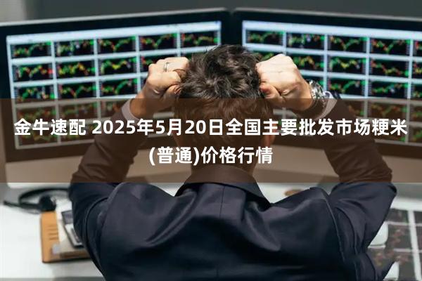 金牛速配 2025年5月20日全国主要批发市场粳米(普通)价格行情