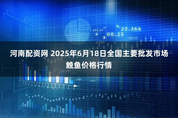 河南配资网 2025年6月18日全国主要批发市场鮸鱼价格行情